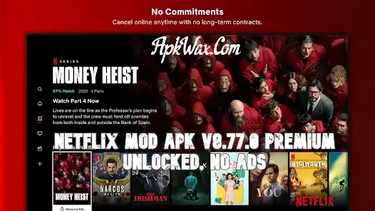 Netflix Mod Apk v8.77.0 (Premium Unlocked, No Ads)-2