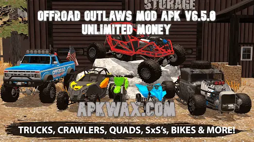 Offroad Outlaws Mod Apk v6.5.0 (Unlimited Money) (1)